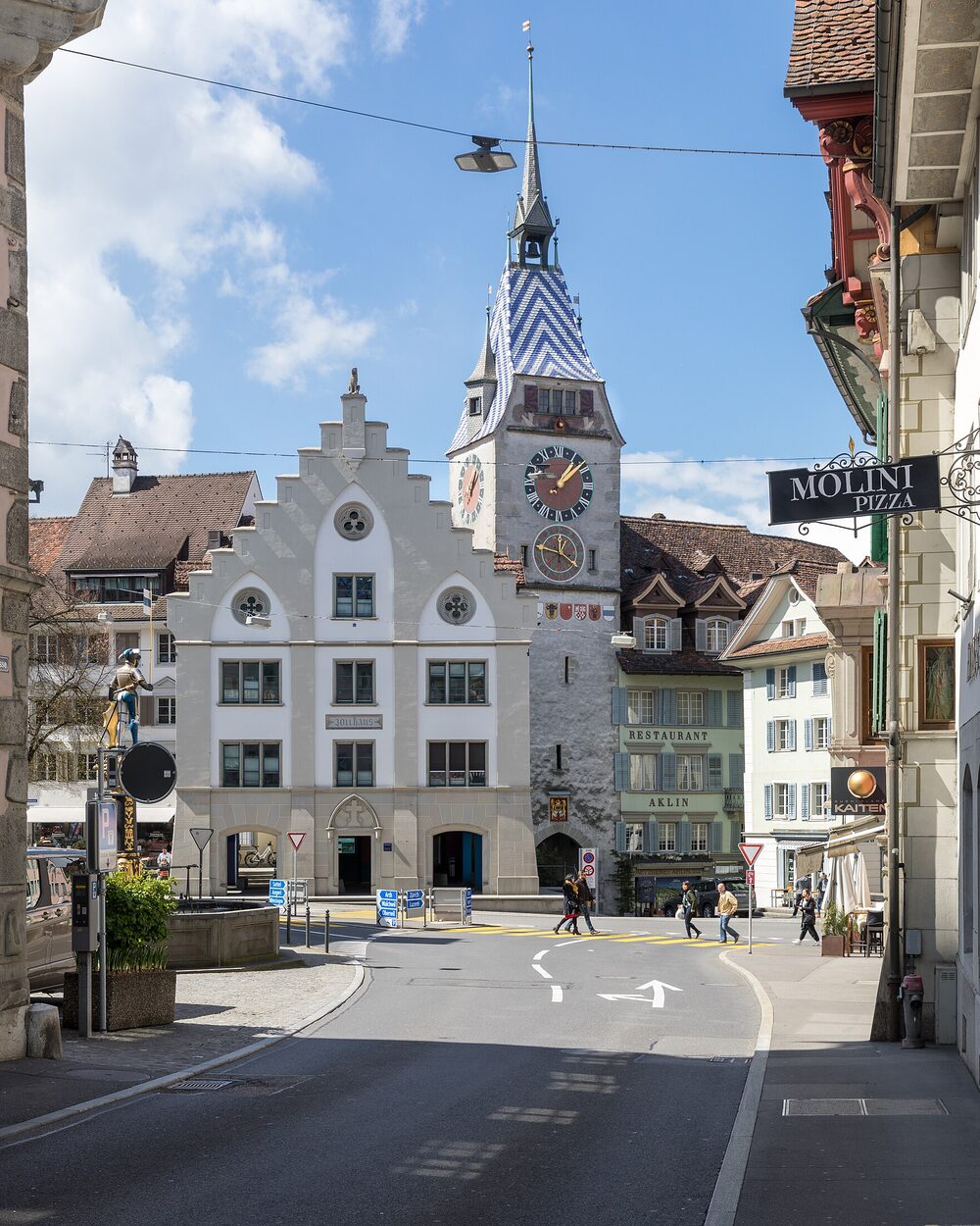 Der Zytturm in der Altstadt von Zug